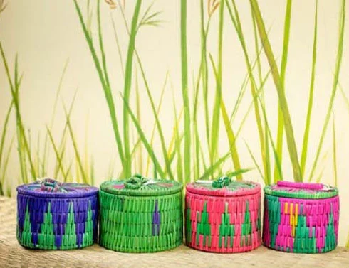 Palm Leaves handicraft export from India